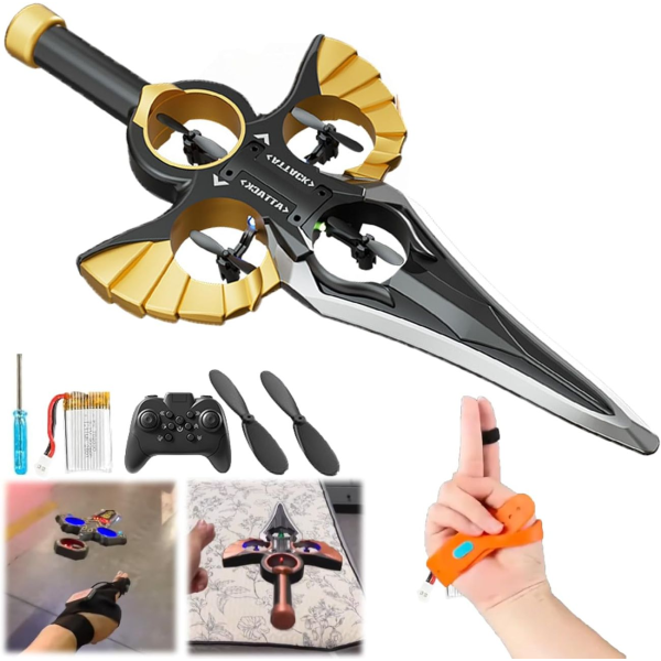 LKD Remote-Controlled Flying Sword – High-Speed 2.4GHz Stunt Drone with Gesture Detection**