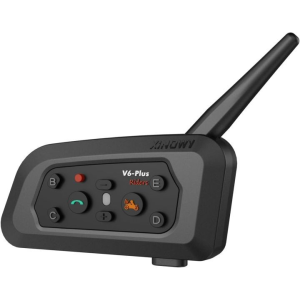 V6 Motorcycle Helmet Intercom – Bluetooth Wireless Rider Communication System
