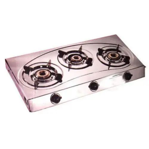 CG 3 Burner Auto Ignition Stainless Steel Gas Stove – Modern Cooking Appliance