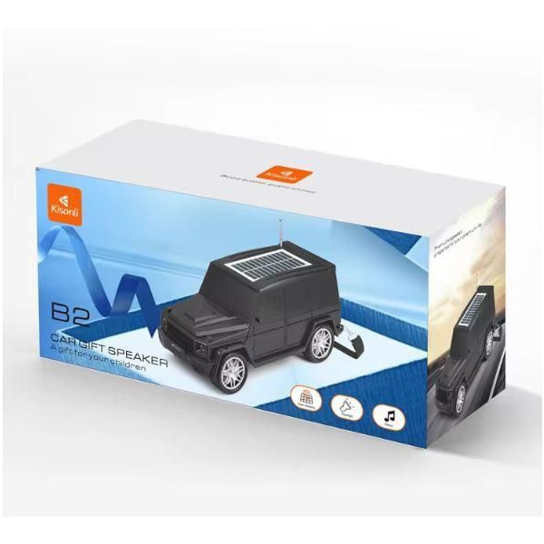 Kisonli B2 Solar‑Powered Bluetooth Car Speaker