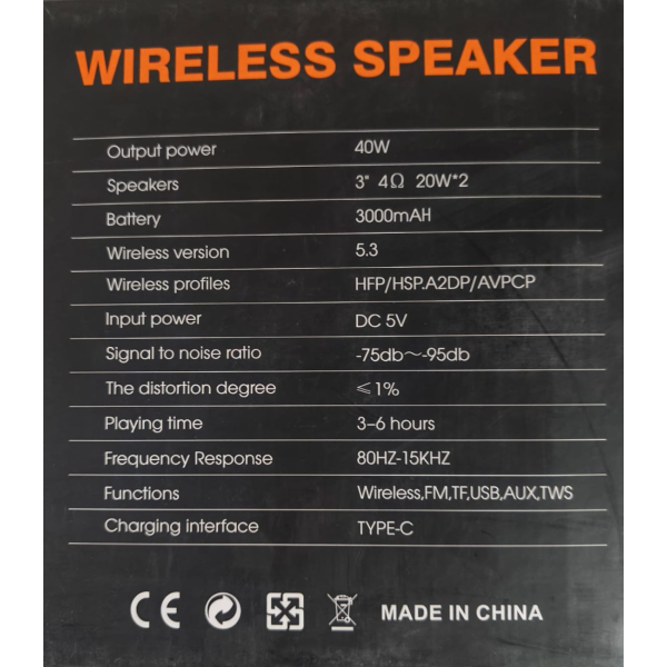 AS 300 Wireless Speaker System