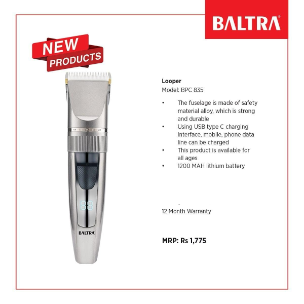 Baltra Hair Clipper – Looper Model BPC 835