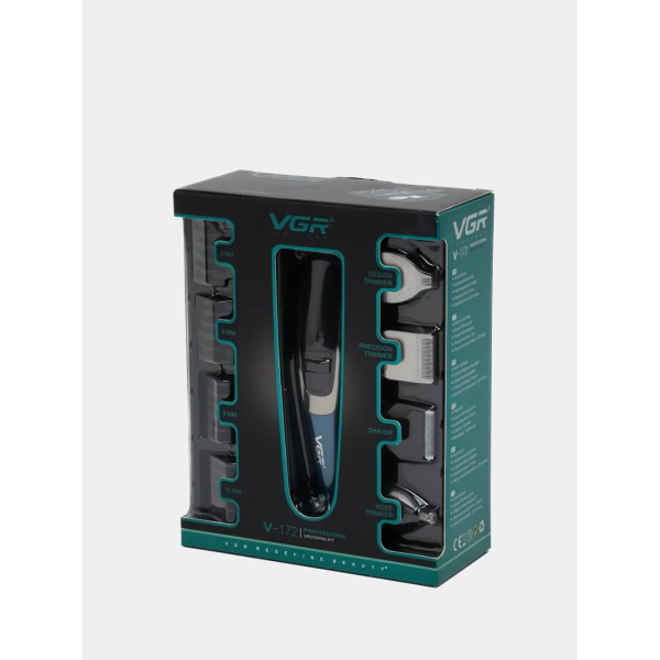 VGR V‑172 Professional 5‑in‑1 Rechargeable Hair Trimmer