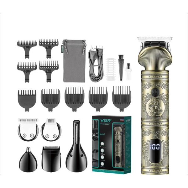 VGR V‑106 Professional 6‑in‑1 Trimmer Kit
