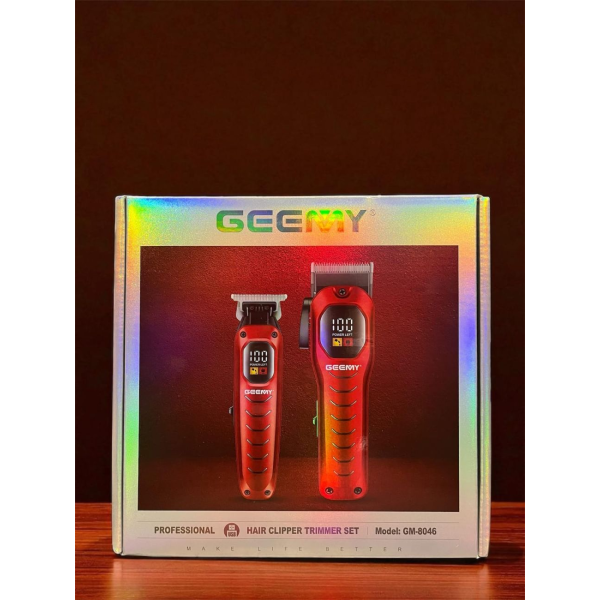 Geemy GM‑8046 Hair Clipper & Trimmer Set