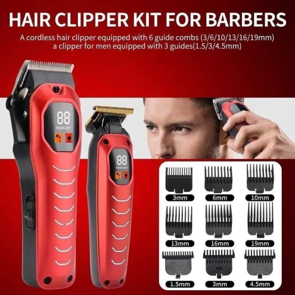 Geemy GM‑8046 Hair Clipper & Trimmer Set