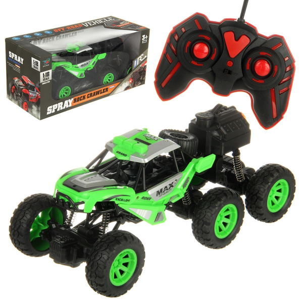 6‑Wheeler Spray Rock Crawler RC Truck