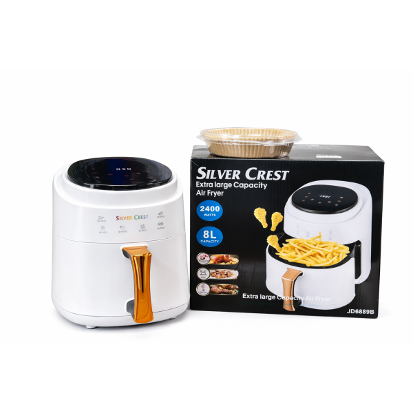 Silver Crest Extra Large Capacity Air Fryer – 8L | 2400W