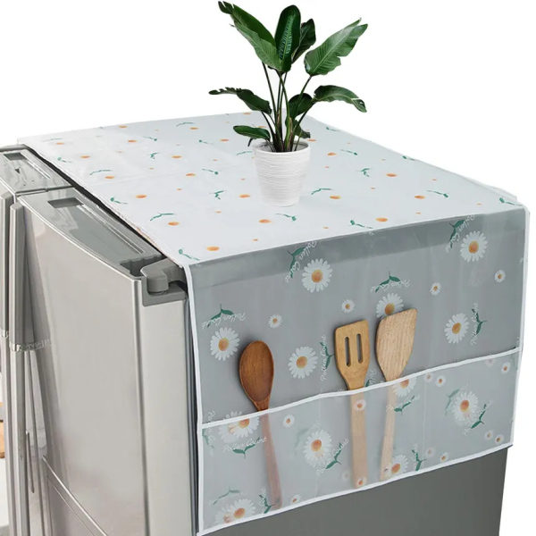 Fridge cover // Refrigerator Dust Cover – 130×55 cm