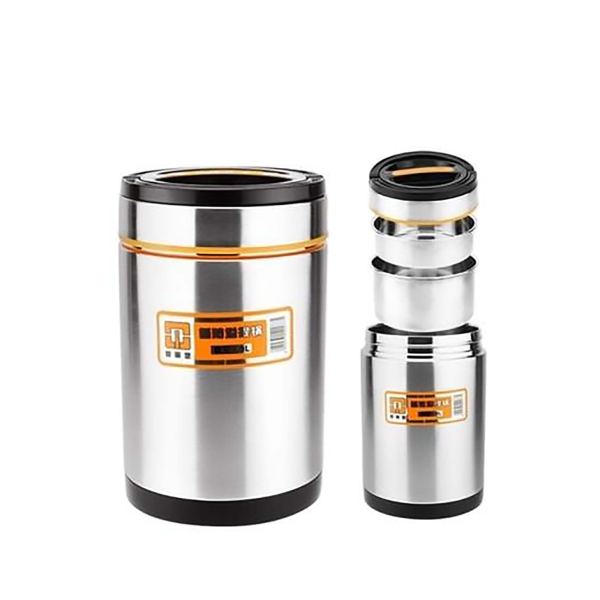 1.9L Stainless Steel Anti‑Overflow Heat Preservation Pot – Portable Insulated Food Flask