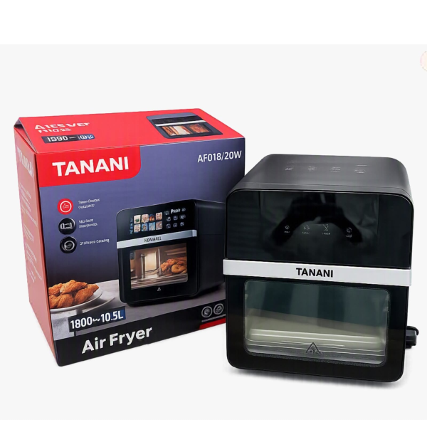 Tanani AF01812DW Air Fryer Oven – 10.5L Digital Cooking