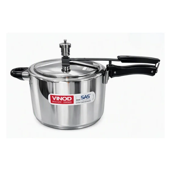 Vinod Stainless Steel Sandwich Bottom Inner Lid Pressure Cooker – 7L