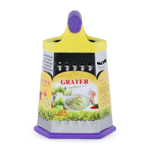 6‑in‑1 Stainless Steel Box Grater 