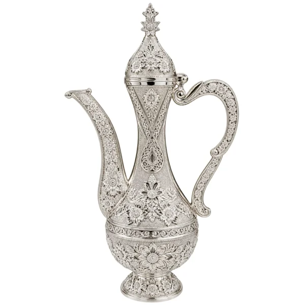 Ornate Silver Plated Karuwa Pitcher